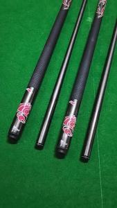 Billiard Standard American Nine Ball Cue 1/2 Split Carbon Fiber Cue Big Head 13mm Stainless Steel Middle Wheel Alloy Joint