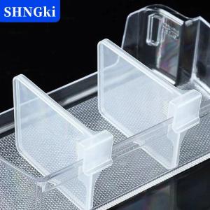 SHNGki 10 cái tủ lạnh bảng phân vùng lưu trữ có thể thu vào nhựa Divider có thể điều chỉnh phân vùng nẹp nhà bếp chai có thể tổ chức