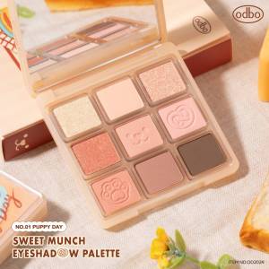 OD2024 ODBO SWEET MUNGH EYESHADOW PALETTE โอดีบีโอ สวีท มันซ์ อายแชโดว์ พาเลท เนื้อเนียนละเอียด เม็ดสีชัดติดทน
