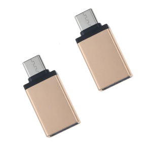 2 cái USB C để bộ chuyển đổi USB USB3.0 nữ để micros Bộ chuyển đổi USB OTG Tương thích cho các loại khác nhau C các thiết bị điện thoại máy tính xách tay