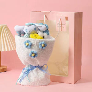 Cinnamoroll Plush Doll Flower Sanrio Bouquet Cinammoroll Bouquet Handmade Flower Bouquet Flower Gift