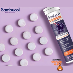 Sambucol Elderberry Immunity Boost Tablets - Grape Flavor 30-Day Supply Health & Wellness Supplement