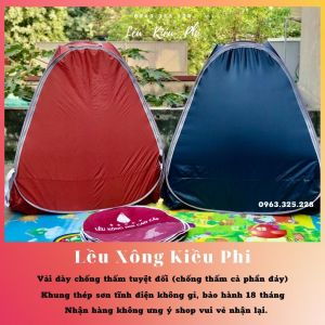 Lều xông hơi chui đầu sau sinh( màu ngẫu nhiên) - Liều xông hơi tự bung cao cấp tại nhà Kiều Phi