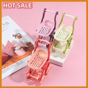 🔥🔥🔥dingdaocunz Mini Shopping Cart Salesman Sample for Kid Pretend Play Toy Dollhouse Decoration