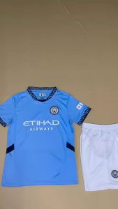 AE24-25 Manchester City home football kit Premier League season 9 No. 10 and childrens Thai version set
