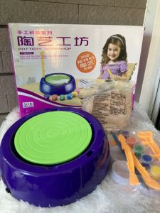 ของเล่นปั้นดิน ดินปั้น พร้อมแท่นหมุน จานหมุนปั้นดิน ครบเซต ส่งจากกทม.