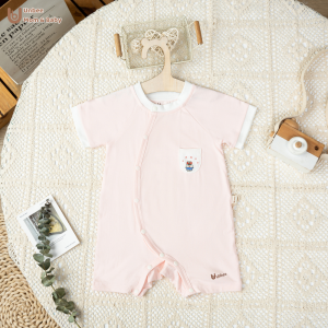 Bodysuit cho bé trai bé gái Unbee phối túi chất Modal mềm mịn co giãn tốt cho bé sơ sinh - 12 tháng