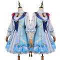 Genshin Impact Kamisato Ayaka Springbloom Missive Cosplay Costume Wig Dress Game New Skin Outfit Inazuma Women Girls. 
