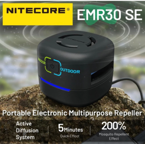 พร้อมส่ง NITECORE EMR30 SE ที่ไล่ยุงแบบพกพาเสื่อที่กันยุงแมลงอัลตราโซนิคป้องกันแมลงการตั้งแคมป์