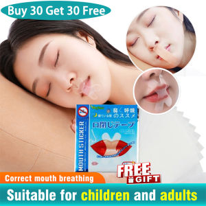 [Mua 30 Tặng 30 + Thanh Toán Khi Nhận Hàng] Băng Dán Miệng Chống Ngáy Ngủ Miếng Dán Bảo Vệ Sức Khỏe Ngủ Ngon Hơn Khi Ngủ Ban Đêm Ít Thở Bằng Miệng