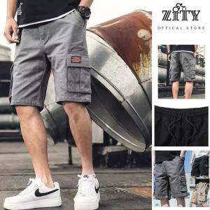 กางเกงคาร์โก้ผู้ชาย ZITY ระบายอากาศ ลายพราง สไตล์สตรีท Seluar Pendek