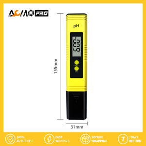 AumoPro เครื่องวัดค่า PH ในแอลซีดีแบบพกพาเครื่องวัดค่า PH ดิจิตอล LCD กรองน้ำ TDS EC เครื่องวัดอุณหภูมิปากกาทดสอบ Tas Free สำหรับน้ำดื่มในครัวเรือน/พิพิธภัณฑ์สัตว์น้ำไฮโดรโปนิกส์/สระว่ายน้ำ