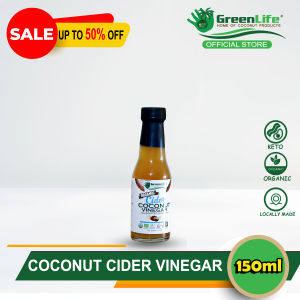 Organic Coconut Cider Vinegar 150ml for Keto and Low Carb Diet (Apple Cider Vinegar Alternative)