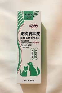 Pet Ear Cleaner Solution Cat & Dog Anti Ear Mite Ear Drop Ubat Telinga Kucing Pencuci Kutu Telinga