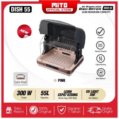 MITO UV Sterilizer & Dish Dryer 55 Liter Alat Steril Peralatan Makan – DISH55