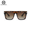 Hawaii Fashion Square FAUSTO Style UV400 sunglasses Tom for Man Eyeglasses Forde Oversize Sun Glasses. 
