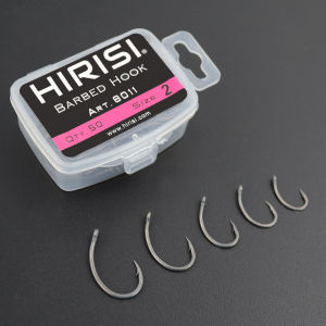 VBNFH Durable Coating High Carbon with Box Barbed Hooks Carp Fishing Fishing Hooks Stainless Steel