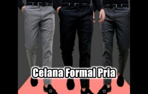 CELANA BAHAN KERJA KANTOR FORMAL PRIA SLIMFIT TERLARIS