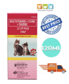 LC Vit Plus Multivitamins Cat and Kitten Syrup 120ml (3 Bottles). 