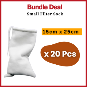 ITOSHI 20pcs Aquarium Sock Filter Anti Overflow Sock Netting Magic Filter Sock Polyester Fibre Felt Bag For Aquarium