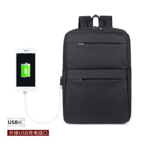 Business Leisure Laptop Backpack with USB Port