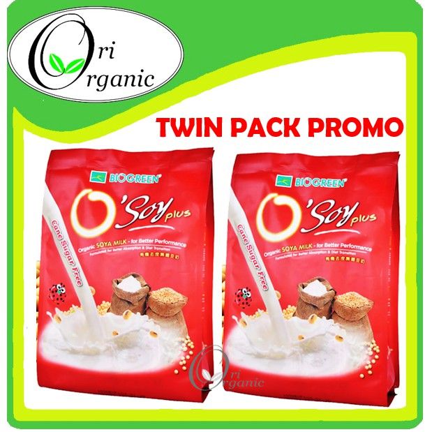 【HALAL DIABETIC FRIENDLY】 BIOGREEN O SOY ORGANIC SOYA MILK POWDER