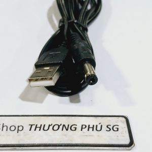 Cáp nguồn USB ra đầu cắm 5.5mm X 2.1mm