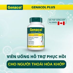 Viên Uống Xương Khớp Genacol Plus - Hỗ Trợ Tái Tạo Sụn Khớp Giảm Cứng Khớp - Hộp 90 Viên