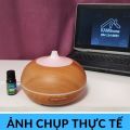 Máy xông tinh dầu khuếch tán sóng bằng siêu âm không tỏa nhiệt Tặng Tinh dầu thơm phòng khử mùi cỡ Lớn 500-2.000ml cho phòng &gt;20m2 thêm chức năng phun sương tạo ẩm hình Giọt nước và hình khác. 