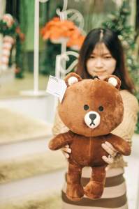 GẤU BROWN THÚ BÔNG GẤU BROWN VẢI NHUNG MỀM MỊN CAO CẤP QUÀ TẶNG SINH NHẬT GẤU BÔNG CHO BÉ