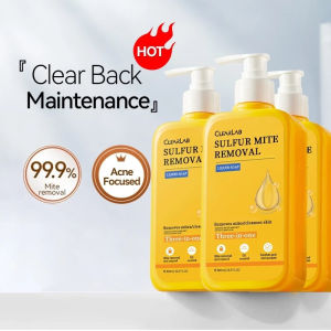 ClearLab Sabun Sulfur Remove Mites And Acne Body Wash Shower Sabun Mandi Shower Gel Soap Flower