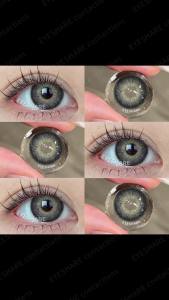 Softlens Gray Lensa Kontak 1Pasang RIYADH Softlens Big Mata Riasan Lensa Kontak 14.5mm Use 6 Months