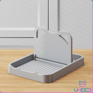 UNeed Foldable Pot Lid Holder Multi-functional Kitchen Pot Lid Rack and Cutting Board Holder 1Pcs