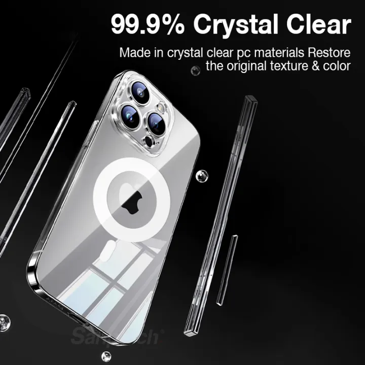 %5BUltra%20Slim%5DSanptoch%20Magsafe%20Crystal%20Clear%20Phone%20Case%2013%20/%2012%20Pro%20Max%20Non-yellowing%20Transparent%20PC%20Cover%20For%20iPhone%2016%2015%2014%20Plus%20Thin%20&%20Light%20Protection%20Casing%20-%20Image%205