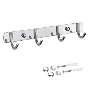 Durable Stainless Steel Hook Rack Multipurpose Hook Rack Practical Hangers for Efficient Storage in Small Spaces