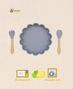 Lion Shape Suction Silicon Non-toxic Plate