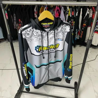 Jaket Racing Flash Jaket Racing motif terbaru size M L XL XXL