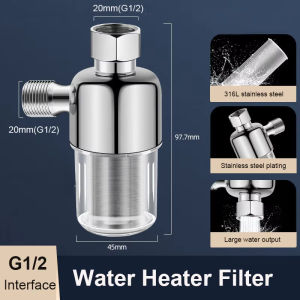 New 40 Micron Spin Down Sediment Filter 316 Stainless Steel Element Reusable Front Filter Sediment Water Filters Pre-Filtration