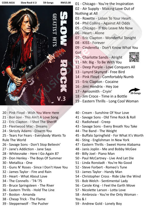 Usb Pendrive Song English Slow Rock Music MP3 V3 Music Storage