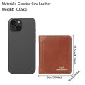 Royal Bagger RFID Vintage Short Wallets for Men Genuine Leather Card Holder Simple Thin Bifold Wallet 3001. 