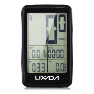 Lixada USB Rechargeable Bike Cycling Computer Tracker Bicycle Speedometer Odometer