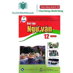 Sách - Bài tập Ngữ văn 12 Cánh Diều có đáp án (bán kèm 1 túi giấy kiểm tra)