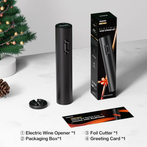 【NEW】Babonir 4-in-1 Automatic Electric Wine Opener Set USB Rechargeable Bottle Opener/ Red Wine Openers/ Gift Set 红酒开瓶器