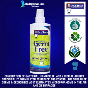 Disinfectant Spray. Sanitizer & Disinfectant. Kills 99.9% of Virus Germs and Bacteria.-480ml