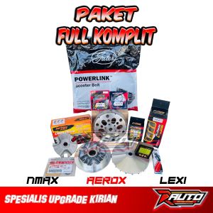 AEROX Full Upgrade Paket Kirian Komplit Nmax 155 Paket Full Upgrade 125-150 paket Komplit Kirian Cvt Aerox 155 old Paket Cvt kirian Nmax 2020 /BUBUT RACING/MOTORCYCLE/RUMAH KOPLING CUSTOM