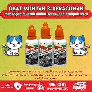 Obat Mual dan Muntah Kucing anti keracunan kucing obat stress kuing kitten 30ml