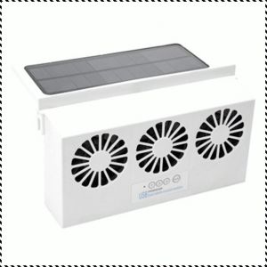 พัดลมพลังงานแสงอาทิตย์ ปรับได้ หายใจไม่ออก ระบายอากาศ ดูดกลิ่นควันและกลิ่น ลดเสียงรบกวน ปกป้อง