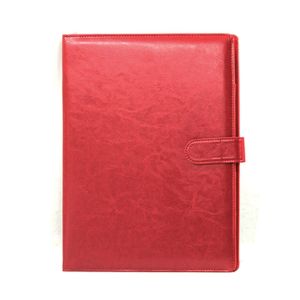 HOUCHU Multifunctional Filing Products Business Card Holder Writing Pads PU Leather Document Bag Manager Clip A4 Clipboard Folder Business Folder A4 File Folder
