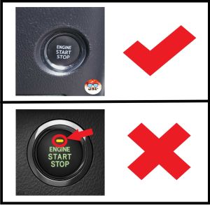 Toyota Alphard Vellfire Crystal Push Start Button AGH30