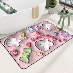 Diatomite Mat Kitchen Mat Fast Drying Floor Mat Non Slip Door Mat For Bathroom Kitchen floor Mat Bathroom mat carpets New Year gifts